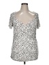 Torrid Silver Short Sleeve Top Size 1X Plus (1) - photo 1