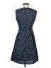 Maison Jules 100% Polyester Polka Dots Blue Casual Dress Size XS - photo 2