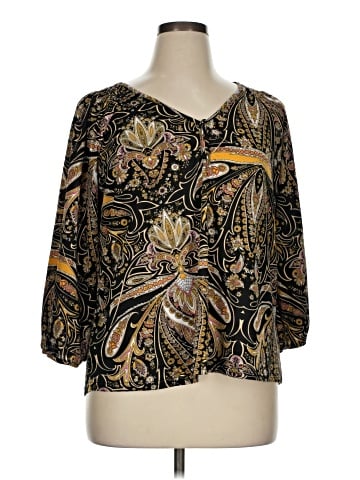 MELLODAY 3/4 Sleeve Blouse (view 1)