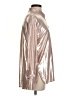Anthropologie Metallic Silver Long Sleeve Blouse Size S - photo 4