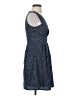 Maison Jules 100% Polyester Polka Dots Blue Casual Dress Size XS - photo 4