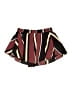 PrettyLittleThing 100% Polyester Stripes Burgundy Shorts Size 12 - photo 1