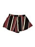 PrettyLittleThing 100% Polyester Stripes Burgundy Shorts Size 12 - photo 2