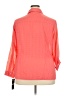 Rebecca Malone 100% Polyester Polka Dots Orange 3/4 Sleeve Blouse Size 2X - photo 2