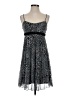 Xtraordinary 100% Polyester Polka Dots Black Cocktail Dress Size S - photo 1
