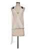 Double Zero 100% Polyester Ivory Sleeveless Blouse Size S - photo 1