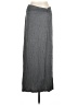 Max Studio Solid Gray Casual Skirt Size L - photo 1