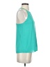 Naked Zebra 100% Polyester Teal Tank Top Size S - photo 4