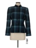 Kasper A.S.L. 100% Wool Plaid Teal Jacket Size 6 - photo 1