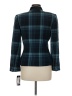 Kasper A.S.L. 100% Wool Plaid Teal Jacket Size 6 - photo 2