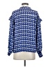 Counterparts 100% Polyester Blue Long Sleeve Blouse Size S - photo 2