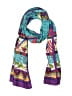 Unbranded Aztec Or Tribal Print Stripes Purple Blue Scarf One size - photo 1