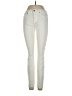 7 For All Mankind Metallic Ivory Jeans Size 26 waist - photo 1
