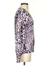 Ann Taylor LOFT Animal Print Purple Pullover Sweater Size S - photo 4