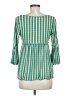 Studio M Green 3/4 Sleeve Blouse Size M - photo 2