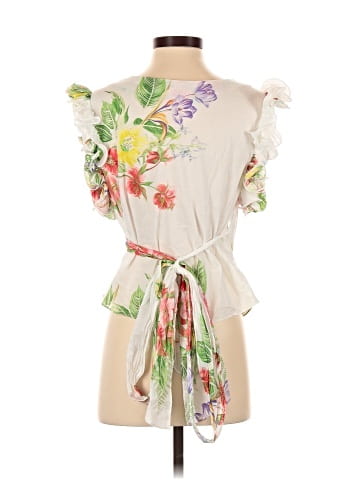 Amanda Uprichard Short Sleeve Blouse (view 2)