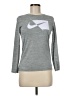 Nike 100% Polyester Gray Long Sleeve T-Shirt Size M - photo 1