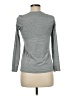 Nike 100% Polyester Gray Long Sleeve T-Shirt Size M - photo 2