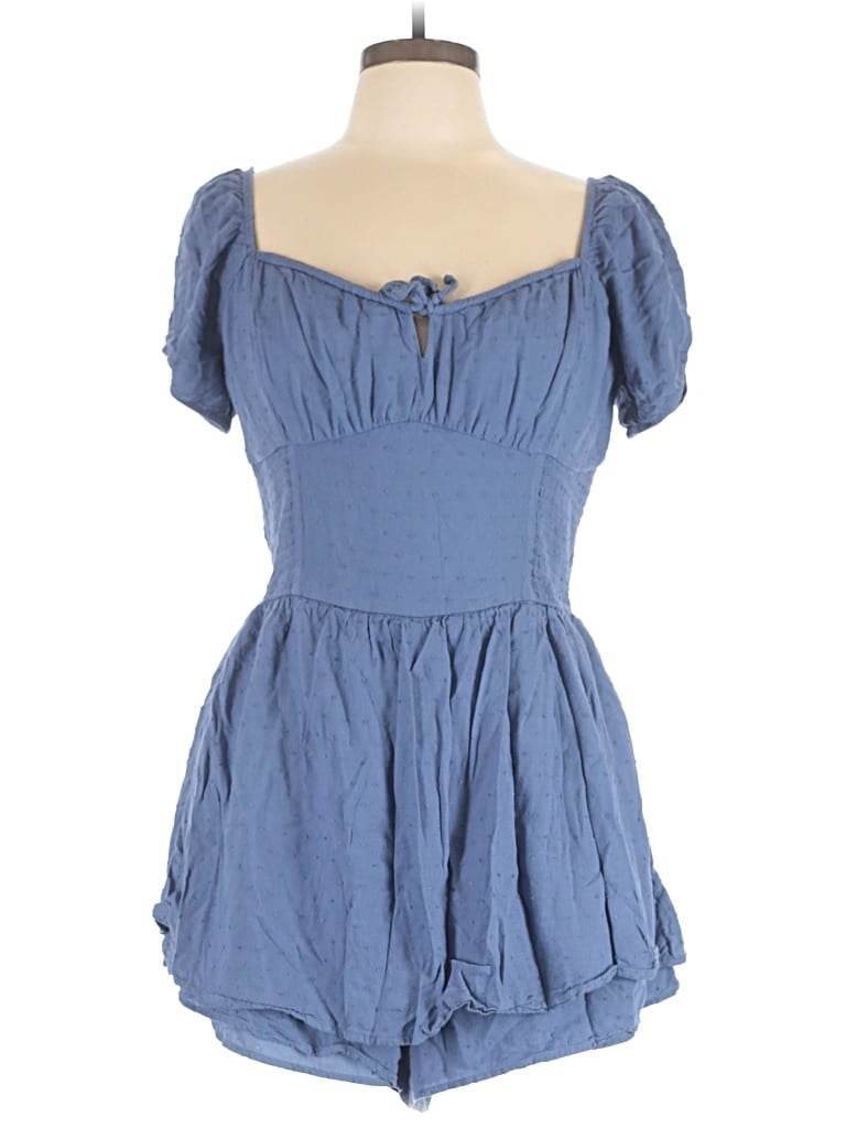 Pre-owned Hollister Casual Dress In Blue