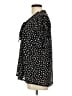 Ember 100% Polyester Black Short Sleeve Blouse Size L - photo 5