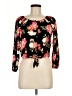 Billabong Black 3/4 Sleeve Blouse Size M - photo 1