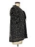 Ember 100% Polyester Black Short Sleeve Blouse Size L - photo 4