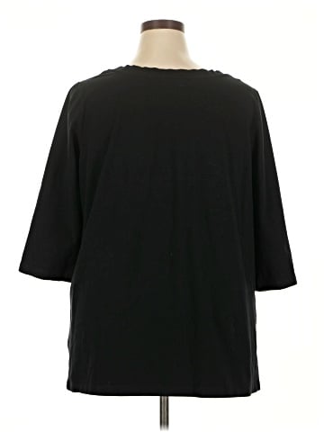 Isaac Mizrahi LIVE! 3/4 Sleeve T-Shirt (view 2)