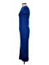 Unbranded Solid Blue Casual Dress Size S - photo 5