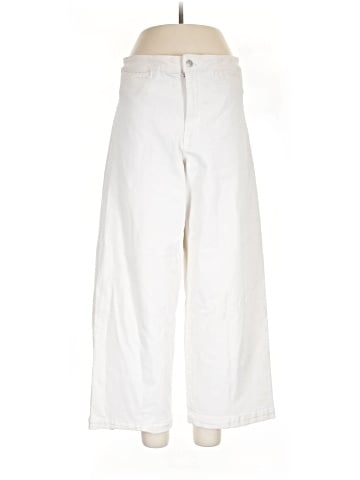 Madewell The Curvy Emmett Wide-Leg Jean in Tile White: Welt Pocket Edition (view 1)