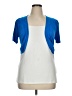 Lane Bryant 100% Rayon Blue Shrug Size 14 - 16 Plus - photo 1