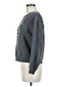 Carven 100% Cotton Graphic Gray Sweatshirt Size M - photo 5