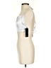 Nasty Gal Inc. 100% Polyester Silver Sleeveless Top Size 4 - photo 5