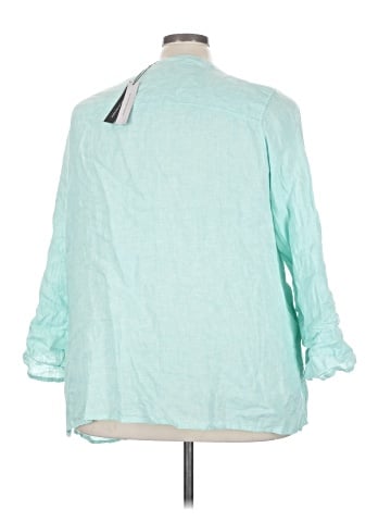 Tahari 3/4 Sleeve Button-Down Shirt (view 2)