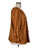 Bar III Brown Long Sleeve Blouse Size 1X - photo 4