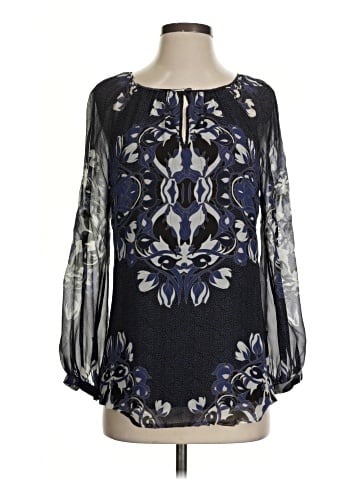 Tory Burch Long Sleeve Silk Top (view 1)