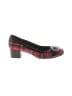AK Anne Klein Plaid Red Flats Size 6 1/2 - photo 1