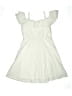 Rare Editions 100% Polyester Solid Ivory Dress Size 16 - photo 2