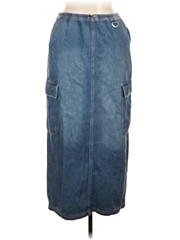 Simple Society Denim Skirt (view 1)