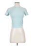 Athleta Blue Short Sleeve Turtleneck Size XS - photo 1