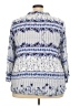 Cato 100% Rayon Blue 3/4 Sleeve Blouse Size 26 - photo 2