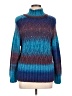 Ramy Brook Blue Turtleneck Sweater Size L - photo 1