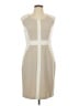 Sandra Darren Color Block Tan Cocktail Dress Size 10 - photo 1