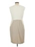 Sandra Darren Color Block Tan Cocktail Dress Size 10 - photo 2