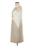 Sandra Darren Color Block Tan Cocktail Dress Size 10 - photo 5