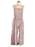 I. Joah Metallic Pink Jumpsuit Size 10 (estimated) - photo 1