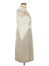 Sandra Darren Color Block Tan Cocktail Dress Size 10 - photo 4