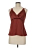 Etiquette 100% Polyester Burgundy Sleeveless Blouse Size M - photo 1
