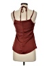 Etiquette 100% Polyester Burgundy Sleeveless Blouse Size M - photo 2