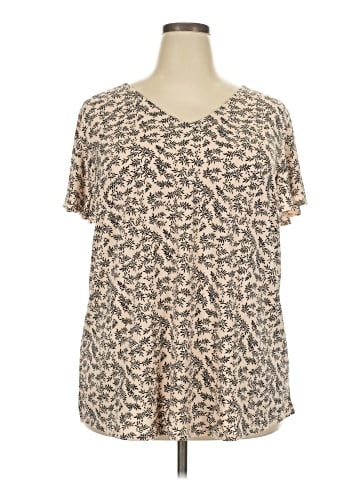 Adrianna Papell Short Sleeve Blouse (view 1)