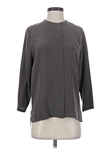 Vince. 3/4 Sleeve Silk Top (view 1)
